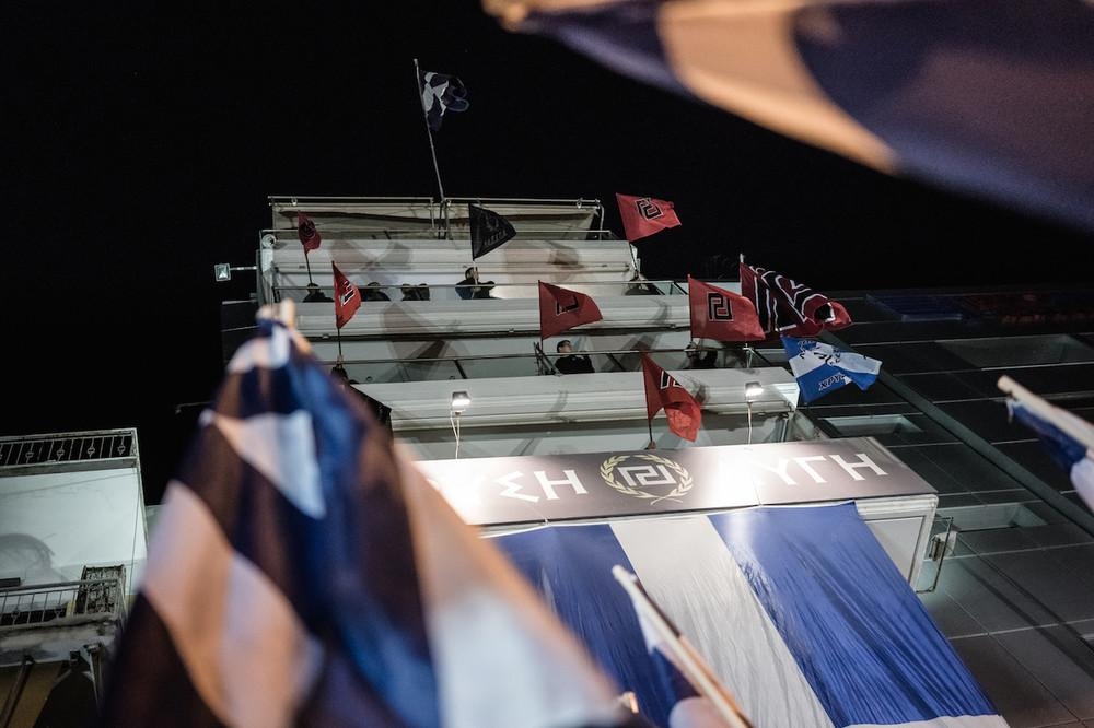 The Golden Dawn, together with foreign Nazis, held a ceremony to mark the anniversary of Imia and Hitler's victory!