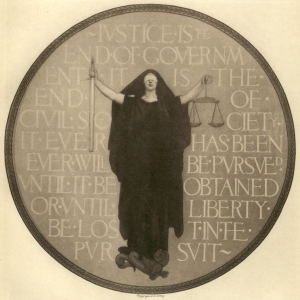 Edwin &Alpha;ustin &Alpha;bbey, &Delta;&iota;&kappa;&alpha;&iota;&omicron;&sigma;ύ&nu;&eta;. &epsilon;&iota;&kappa;ό&nu;&alpha; &alpha;&pi;ό &tau;&omicron; &beta;&iota;&beta;&lambda;ί&omicron; &tau;&omicron;&upsilon; E.V. Lucas, Edwin Austin Abbey, Royal Academician, The Record of His Life and Work, 1921.