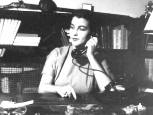 Η Αμαλία Μεγαπάνου τη δεκαετία του 1950.
