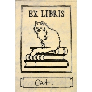 &Epsilon;x Libris &mu;&epsilon; &mu;&iota;&alpha; &gamma;ά&tau;&alpha;, &pi;&omicron;&upsilon; έ&chi;&epsilon;&iota; &kappa;&omicron;&sigma;&mu;ή&sigma;&epsilon;&iota; &tau;&eta; &sigma;&upsilon;&lambda;&lambda;&omicron;&gamma;ή &beta;&iota;&beta;&lambda;ί&omega;&nu; &phi;&iota;&lambda;ό&zeta;&omega;&eta;&sigmaf; &alpha;&nu;&alpha;&gamma;&nu;ώ&sigma;&tau;&rho;&iota;&alpha;&sigmaf;. 