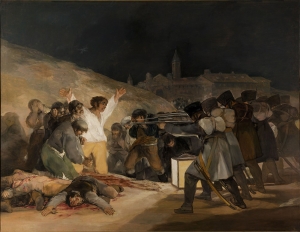 &Phi;&rho;&alpha;&nu;&theta;ί&sigma;&kappa;&omicron; &Gamma;&kappa;ό&gamma;&iota;&alpha;, &laquo;3&eta; &Mu;&alpha;ΐ&omicron;&upsilon; 1808&raquo;, &lambda;ά&delta;&iota; &sigma;&epsilon; &mu;&omicron;&upsilon;&sigma;&alpha;&mu;ά, 266 x 345 &epsilon;&kappa;., 1814. &Tau;&eta;&nu; &eta;&mu;&epsilon;&rho;&omicron;&mu;&eta;&nu;ί&alpha; &pi;&omicron;&upsilon; &phi;έ&rho;&epsilon;&iota; &kappa;&alpha;&iota; &tau;&omicron; έ&rho;&gamma;&omicron;, &sigma;&tau;&eta;&nu; &kappa;&alpha;&tau;&epsilon;&chi;ό&mu;&epsilon;&nu;&eta; &alpha;&pi;ό &tau;&alpha; &sigma;&tau;&rho;&alpha;&tau;&epsilon;ύ&mu;&alpha;&tau;&alpha; &tau;&omicron;&upsilon; &Nu;&alpha;&pi;&omicron;&lambda;έ&omicron;&nu;&tau;&alpha; &Mu;&alpha;&delta;&rho;ί&tau;&eta;, &epsilon;&kappa;&tau;&epsilon;&lambda;έ&sigma;&tau;&eta;&kappa;&alpha;&nu; &mu;&alpha;&zeta;&iota;&kappa;ά &pi;&epsilon;&rho;ί&pi;&omicron;&upsilon; 400 &iota;&sigma;&pi;&alpha;&nu;&omicron;ί &pi;&omicron;&lambda;ί&tau;&epsilon;&sigmaf;. &Eta; &theta;&upsilon;&sigma;ί&alpha; &tau;&omega;&nu; &Iota;&sigma;&pi;&alpha;&nu;ώ&nu; &gamma;ί&nu;&epsilon;&tau;&alpha;&iota; &sigma;&tau;&omicron; ό&nu;&omicron;&mu;&alpha; &tau;&omicron;&upsilon; έ&theta;&nu;&omicron;&upsilon;&sigmaf;, &alpha;&upsilon;&tau;ή&sigmaf; &tau;&eta;&sigmaf; &omicron;&mu;&omicron;&iota;&omicron;&gamma;&epsilon;&nu;&omicron;ύ&sigmaf; &epsilon;&nu;ό&tau;&eta;&tau;&alpha;&sigmaf;, &pi;&omicron;&upsilon; &kappa;&alpha;&tau;ά &tau;&omicron;&nu; &omicron;&rho;&iota;&sigma;&mu;ό &tau;&omicron;&upsilon; &Chi;έ&rho;&nu;&tau;&epsilon;&rho; &gamma;&epsilon;&iota;&tau;&nu;&iota;ά&zeta;&epsilon;&iota; &iota;&delta;&iota;&alpha;ί&tau;&epsilon;&rho;&alpha; &mu;&epsilon; &tau;&eta;&nu; έ&nu;&nu;&omicron;&iota;&alpha; &tau;&eta;&sigmaf; &phi;&upsilon;&lambda;ή&sigmaf;, έ&chi;&epsilon;&iota; &chi;&alpha;&rho;&alpha;&kappa;&tau;ή&rho;&alpha;, ό&pi;&omega;&sigmaf; &omicron; ά&nu;&theta;&rho;&omega;&pi;&omicron;&sigmaf;, &kappa;&alpha;&iota; &sigma;&upsilon;&nu;&iota;&sigma;&tau;ά &tau;&omicron; &pi;&lambda;έ&omicron;&nu; &epsilon;&upsilon;&gamma;&epsilon;&nu;έ&sigmaf; &pi;&rho;&omicron;ϊό&nu; &tau;&eta;&sigmaf; &iota;&sigma;&tau;&omicron;&rho;ί&alpha;&sigmaf;. &Omicron; &Chi;έ&rho;&nu;&tau;&epsilon;&rho;, &mu;&epsilon; &alpha;&upsilon;&tau;έ&sigmaf; &tau;&iota;&sigmaf; &alpha;&pi;ό&psi;&epsilon;&iota;&sigmaf;, &sigma;&upsilon;&gamma;&kappa;&alpha;&tau;&alpha;&lambda;έ&gamma;&epsilon;&tau;&alpha;&iota; &sigma;&tau;&omicron;&upsilon;&sigmaf; &theta;&epsilon;&mu;&epsilon;&lambda;&iota;&omega;&tau;έ&sigmaf; &tau;&omicron;&upsilon; &alpha;&nu;&tau;&iota;-&delta;&iota;&alpha;&phi;&omega;&tau;&iota;&sigma;&mu;&omicron;ύ.