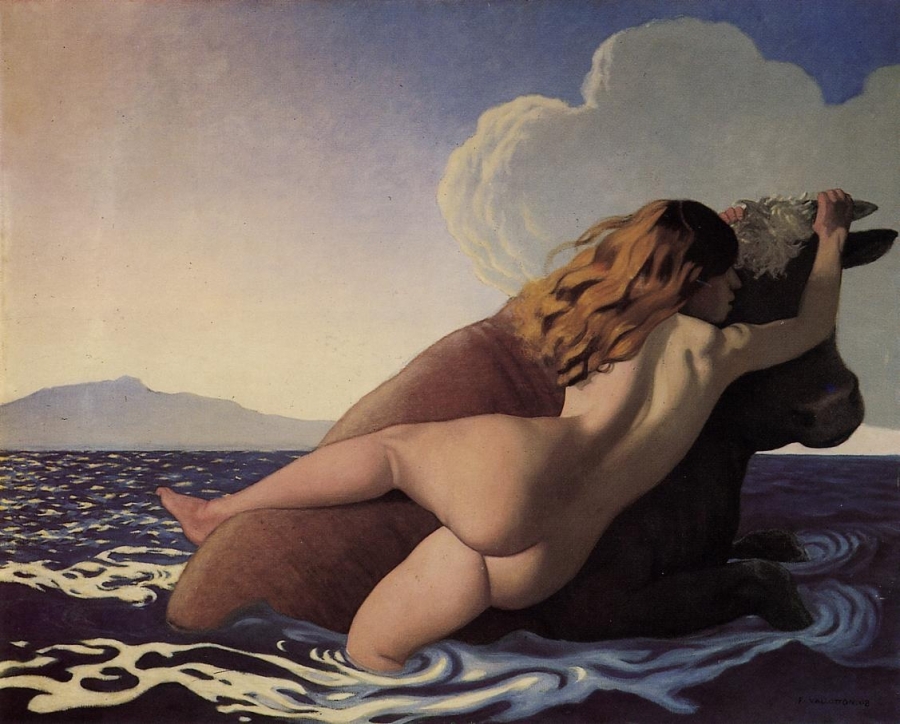 Félix Vallotton, Η αρπαγή της Ευρώπης, 1908, λάδι σε καμβά, 130 x 162 εκ.